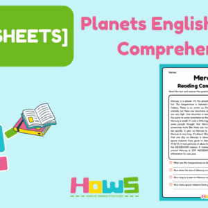 [WORKSHEETS] Planets English Reading Comprehension