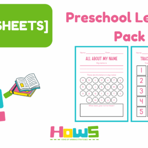 [WORKSHEETS] Preschool Learning Pack