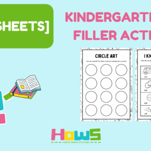 [WORKSHEETS] KINDERGARTEN TIME FILLER ACTIVITIES