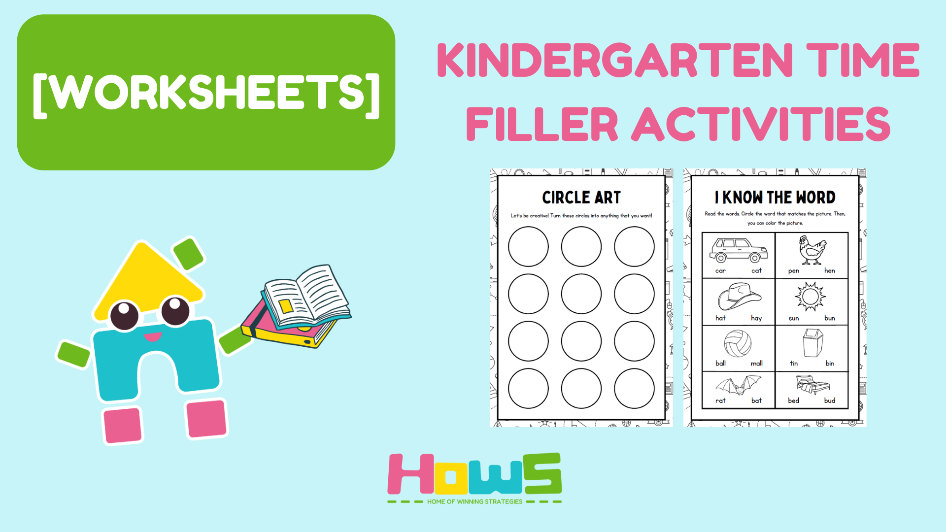 [WORKSHEETS] KINDERGARTEN TIME FILLER ACTIVITIES