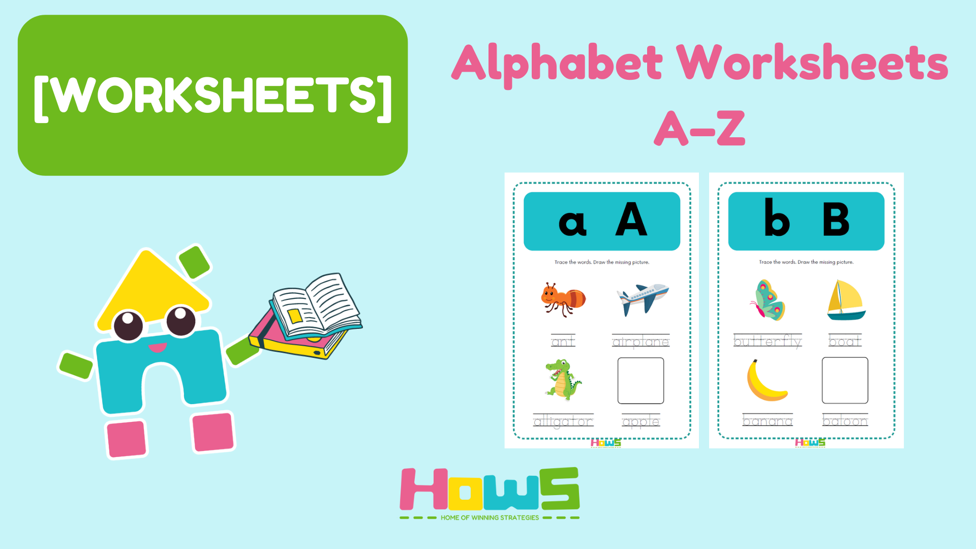 [WORKSHEETS] Alphabet Worksheets A–Z