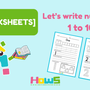 [WORKSHEETS] Let’s write numbers! (1 to 10)