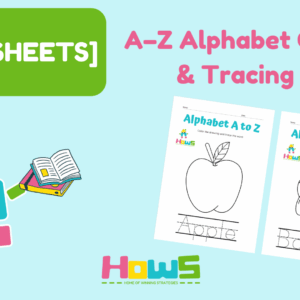 [WORKSHEETS] A–Z Alphabet Coloring & Tracing Fun