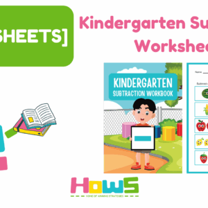 [WORKSHEETS] Kindergarten Subtraction