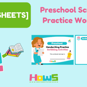 [WORKSHEETS] Preschool Scribbling Practice