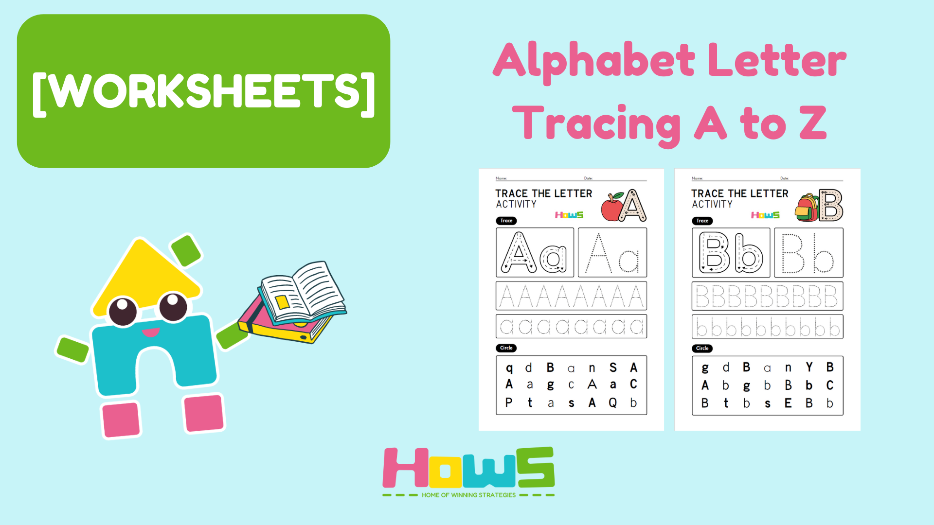 [WORKSHEETS] Alphabet Letter Tracing A to Z