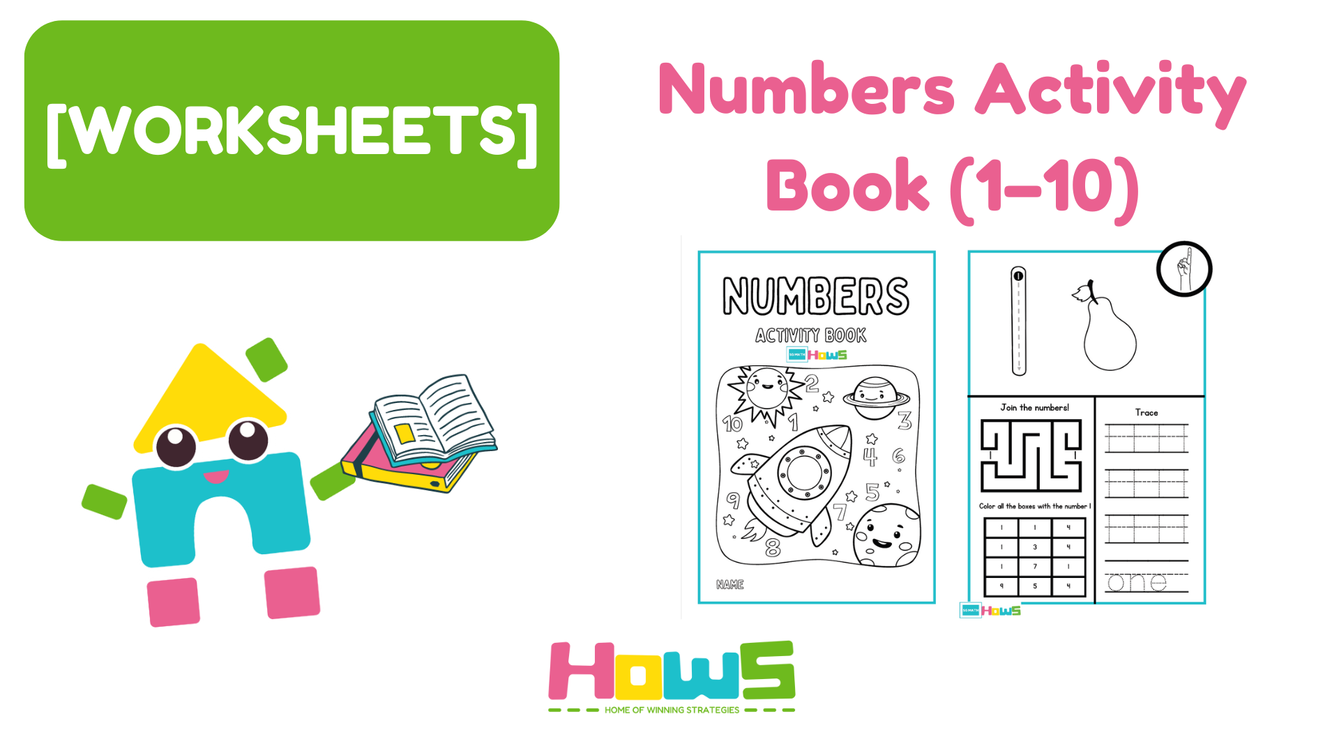 [WORKSHEETS] Numbers Activity Book (1–10)